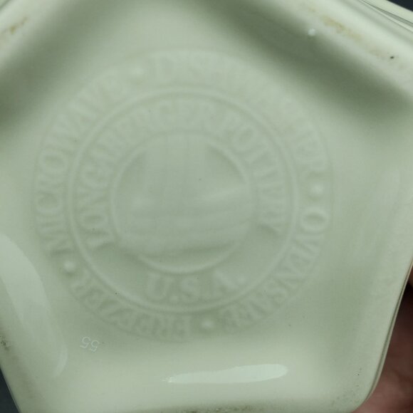 Longaberger Woven Traditions Classic Blue Star Dish Heritage Blue Star Bowl - Picture 6 of 6